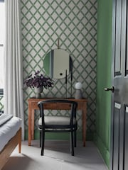 Graham & Brown Green Greenskeeper Geo Wallpaper Sample - Image 1 of 6
