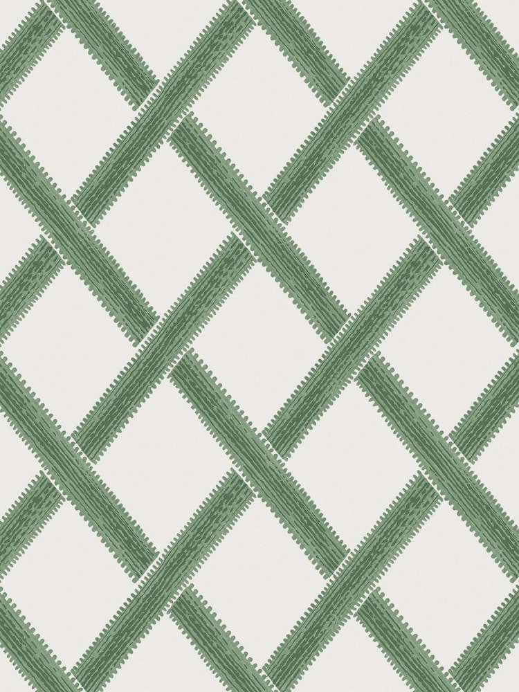 Graham & Brown Green Greenskeeper Geo Wallpaper Sample - Image 2 of 6