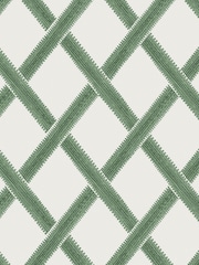 Graham & Brown Green Greenskeeper Geo Wallpaper Sample - Image 5 of 6