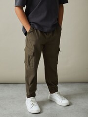 Pantalones cargo técnicos con cordón ajustable y puños Lucian de Reiss - Imagen 3 de 4
