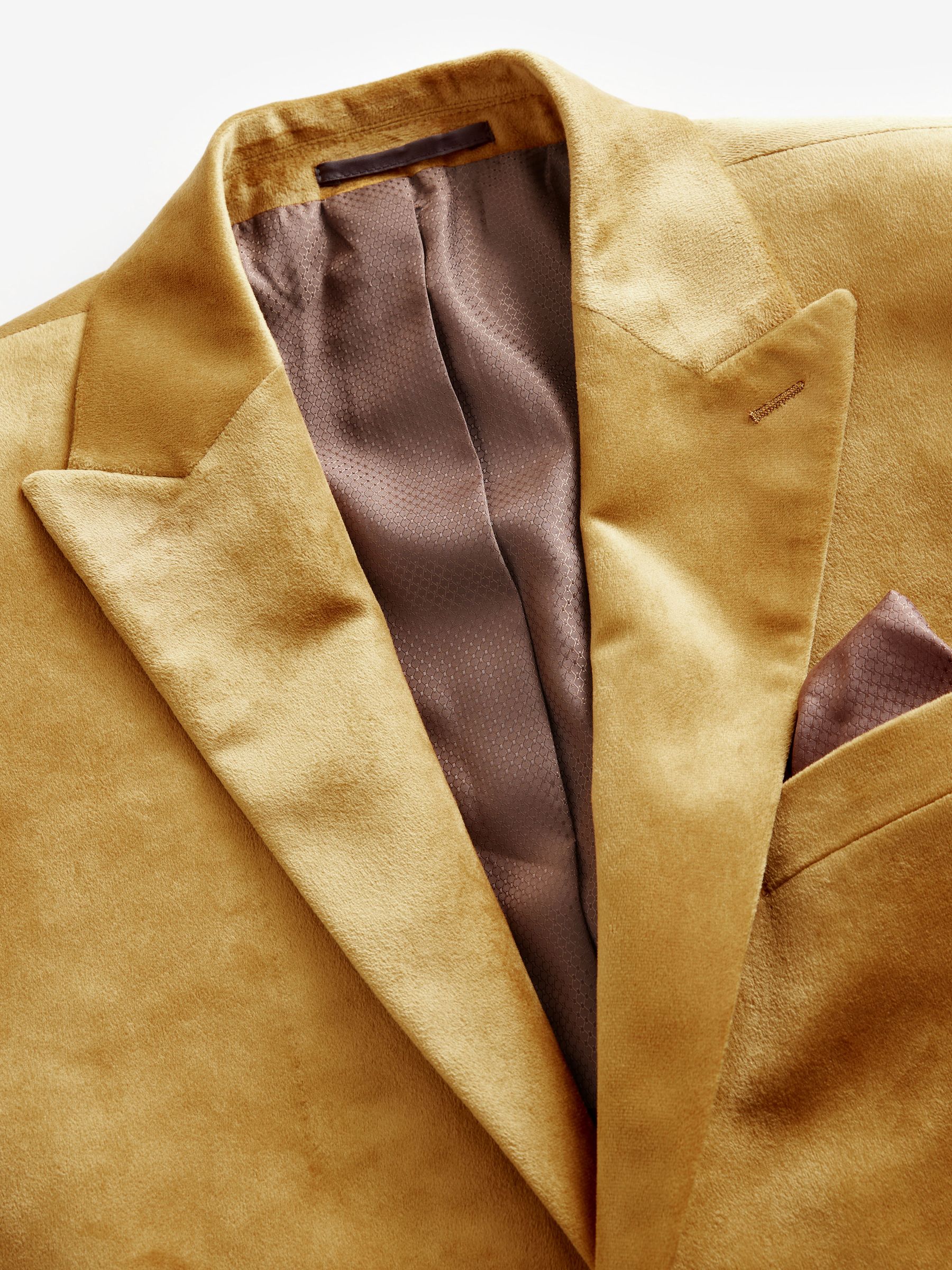 Yellow velvet blazer deals