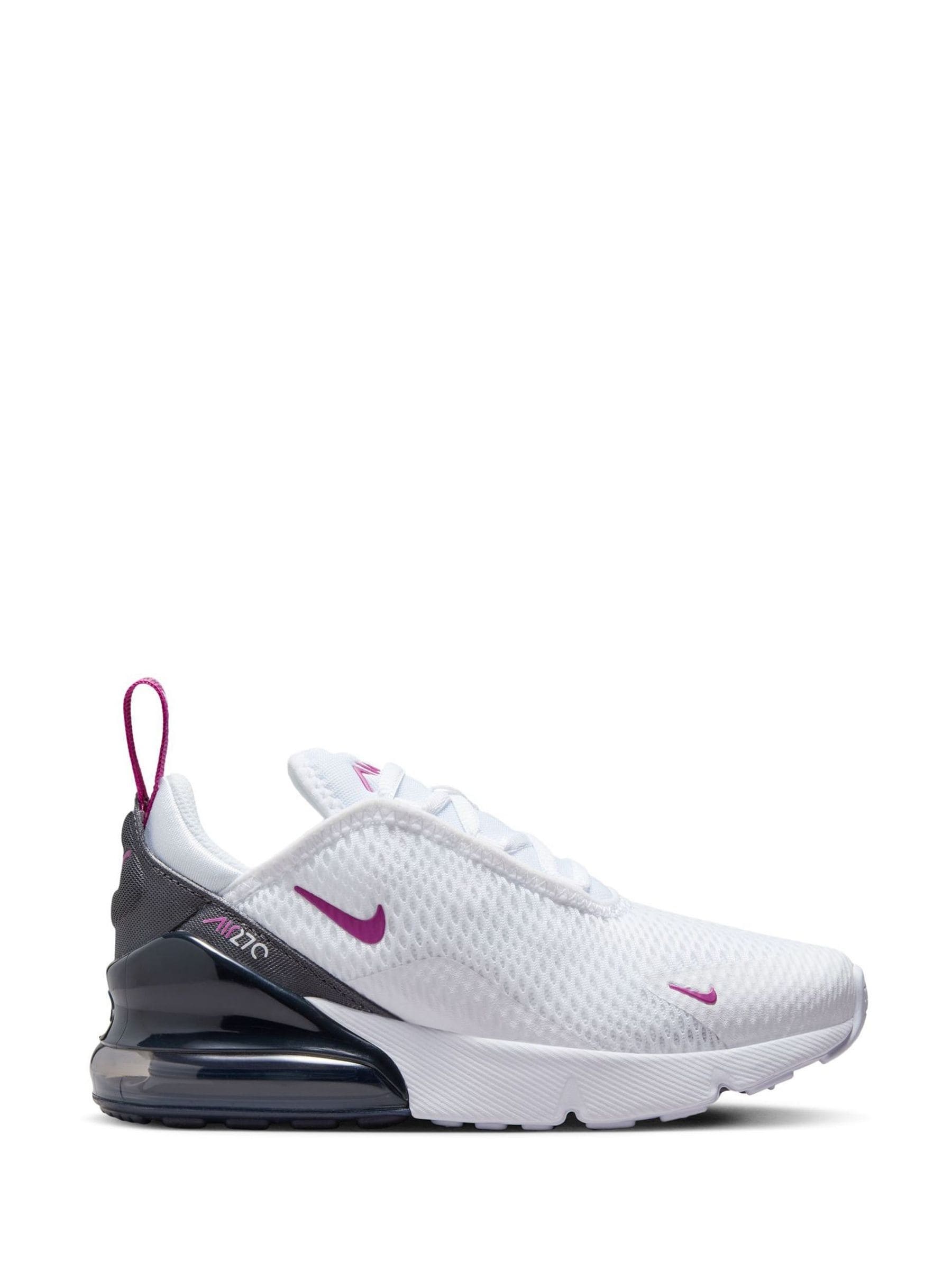 Buy Nike White Black Air Max 270 Junior Trainers from Next Luxembourg