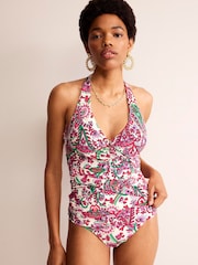 Boden Red Levanzo Halter Tankini Top - Image 1 of 6