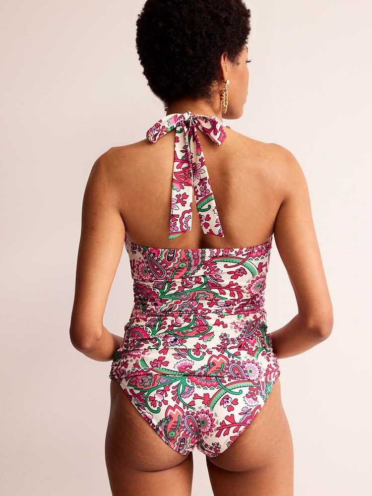 Boden Red Levanzo Halter Tankini Top - Image 4 of 6