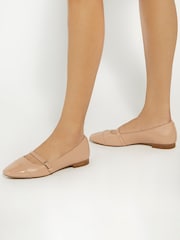 Dune London Pink Habits Toe Cap Mary Jane Shoes - Image 1 of 6