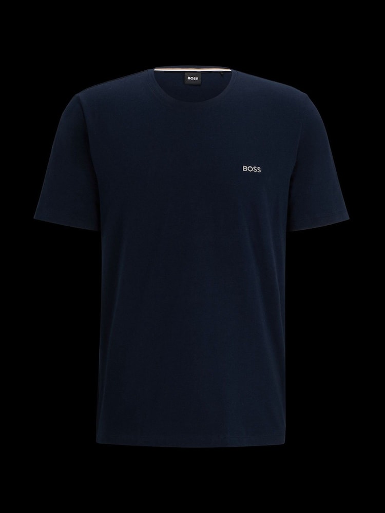 BOSS Logo-Detail Stretch Cotton T-Shirt - Image 5 of 5