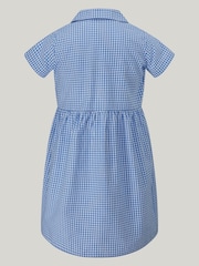 Trutex modra gincham 2 Pack Button Front School Summer obleka - Slika 5 iz 5