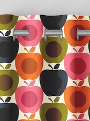 Orla Kiely Pink Apples Made to Measure Curtains - Image 5 of 6