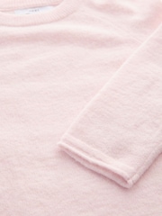 Pink Blush Soft Touch Crew Neck Knitted Jumper with Alpaca - Image 6 of 7