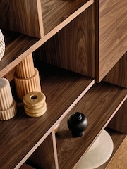 MADE.COM Dark Brown Blaze Wide Shelving Unit - Image 2 of 5