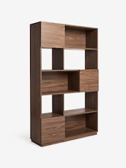 MADE.COM Dark Brown Blaze Wide Shelving Unit - Image 4 of 5