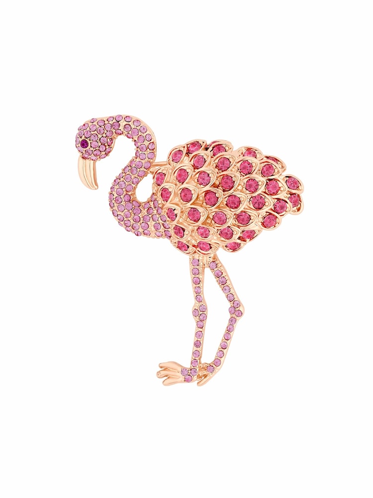 Jon Richard Pink Flamingo Brooch Gift Box - Image 2 of 4