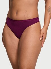 Victoria's Secret Plum Rouge Red Thong Knickers - Image 1 of 3