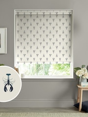 Sophie Allport White Lobster Made to Measure Roller Blinds - Image 1 of 6