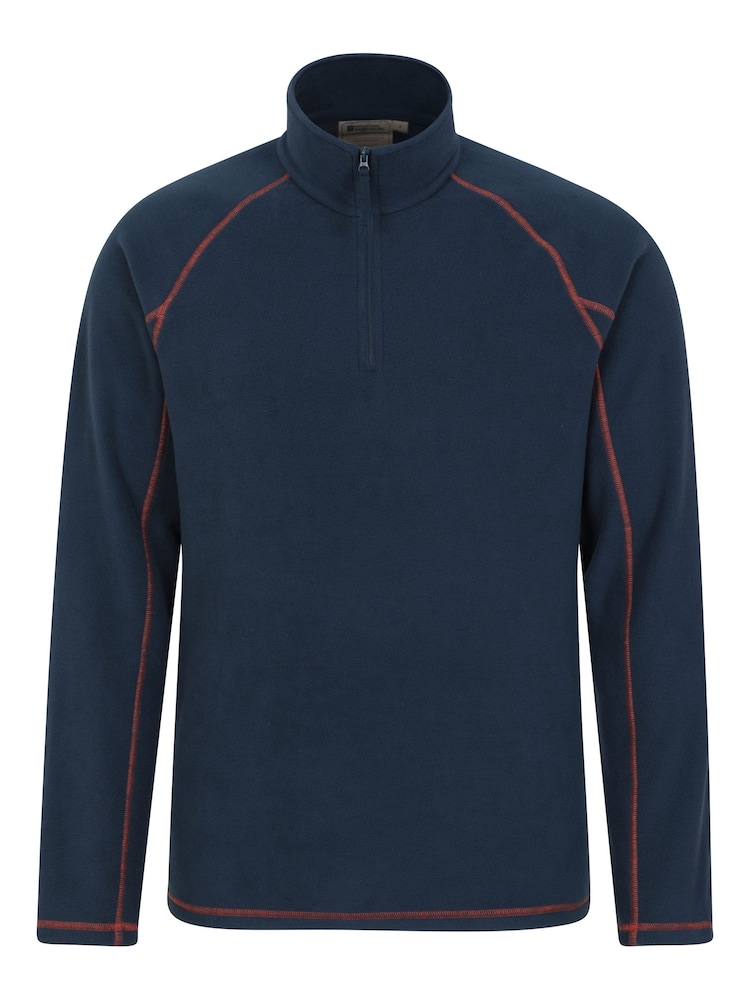 Mountain Warehouse Aqua Blue Mens Ashbourne II Half Zip Fleece - Image 1 of 5