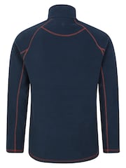 Mountain Warehouse Aqua Blue Mens Ashbourne II Half Zip Fleece - Image 4 of 5