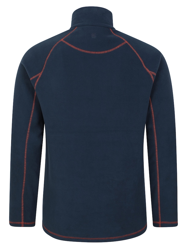 Mountain Warehouse Aqua Blue Mens Ashbourne II Half Zip Fleece - Image 4 of 5