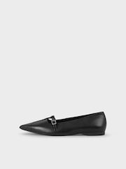 Vagabond Shoemakers Hermine T-Strap Ballerina Black Shoes - Image 1 of 3
