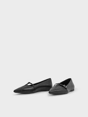 Vagabond Shoemakers Hermine T-Strap Ballerina Black Shoes - Image 2 of 3