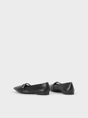 Vagabond Shoemakers Hermine T-Strap Ballerina Black Shoes - Image 3 of 3