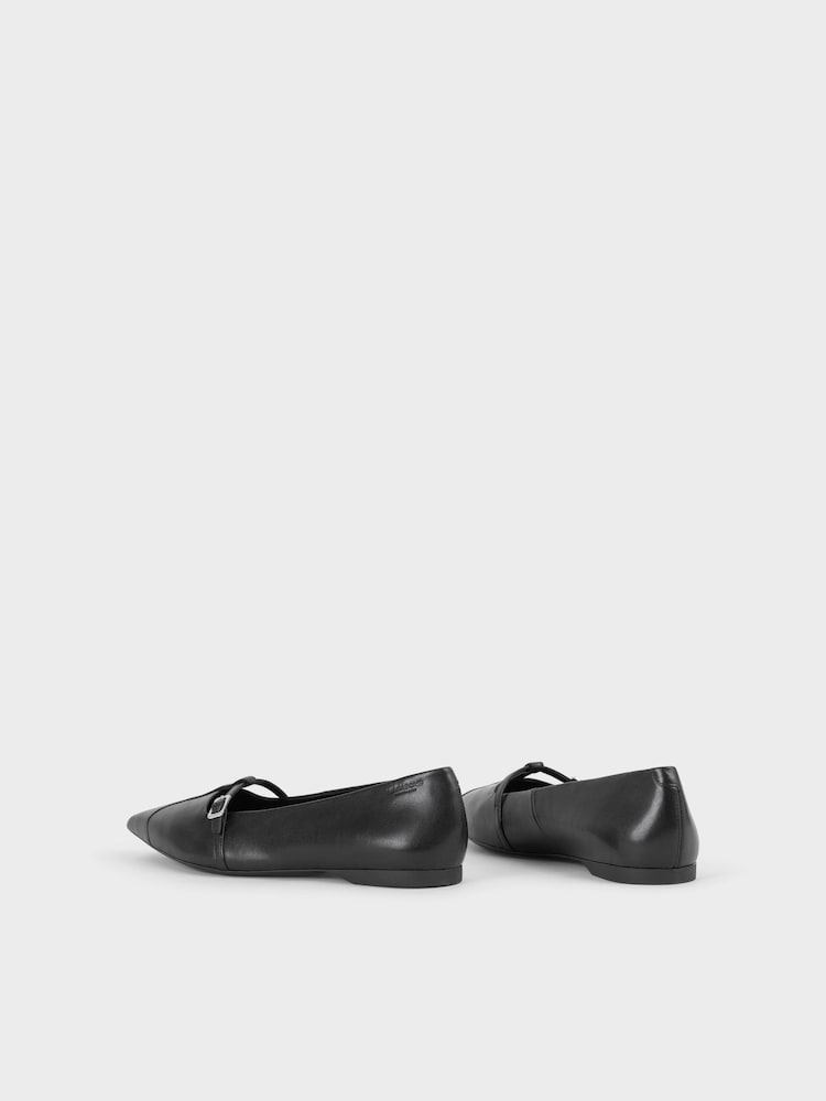 Vagabond Shoemakers Hermine T-Strap Ballerina Black Shoes - Image 3 of 3