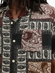 AllSaints Black Marquee 100% Cotton Shirt - Image 4 of 8