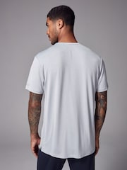 Grey Active Gym Training T-Shirt - Image 4 of 9