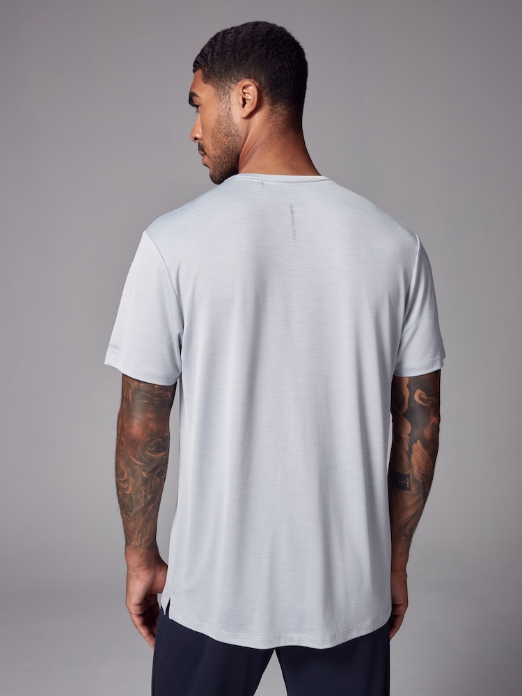 Grey Active Gym Training T-Shirt - Image 4 of 9