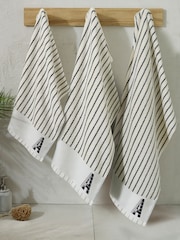 Natural Monogram Bath Sheet Towels with 100% Cotton - Image 2 of 3