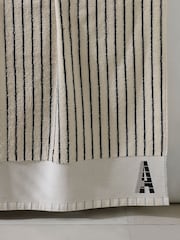 Natural Monogram Bath Sheet Towels with 100% Cotton - Image 3 of 3