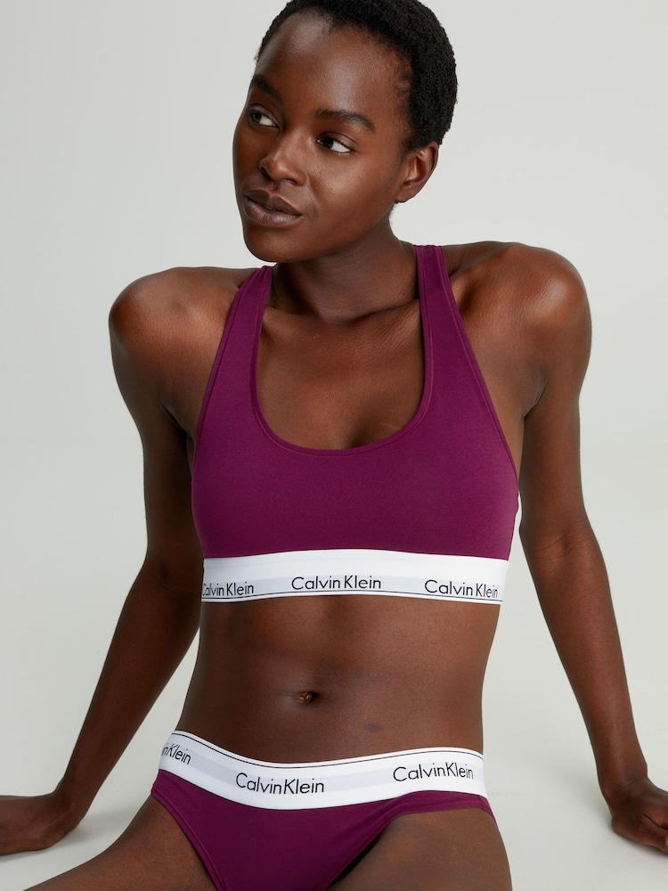 Calvin Klein Purple Single Bikini Knickers - Image 3 of 3