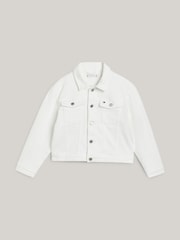 Tommy Hilfiger White Denim Trucker Jacket - Image 5 of 5