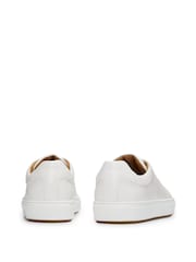 BOSS White Logo Detail Cupsole Trainers - Image 2 of 5