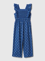 Gap Jumpsuit aus Leinen-Baumwoll-Mischung mit Rüschenärmeln und Print (12Monate–5Jahre) - Bild 2 von 2