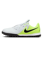 Nike Grey Kids Phantom 2 Academy Turf Football Boots - Image 2 of 10