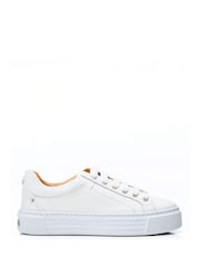 Moda in Pelle Arabeller Lace-Up Trainers With Eyelets - Image 1 of 4