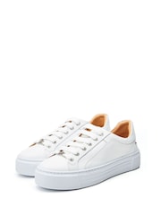 Moda in Pelle Arabeller Lace-Up Trainers With Eyelets - Image 2 of 4