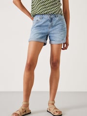Hush Blue Denim Shorts - Image 1 of 5