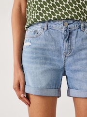 Hush Blue Denim Shorts - Image 4 of 5