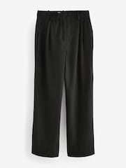 Black Premium Wool Blend Wide Leg Trousers - Image 5 of 6