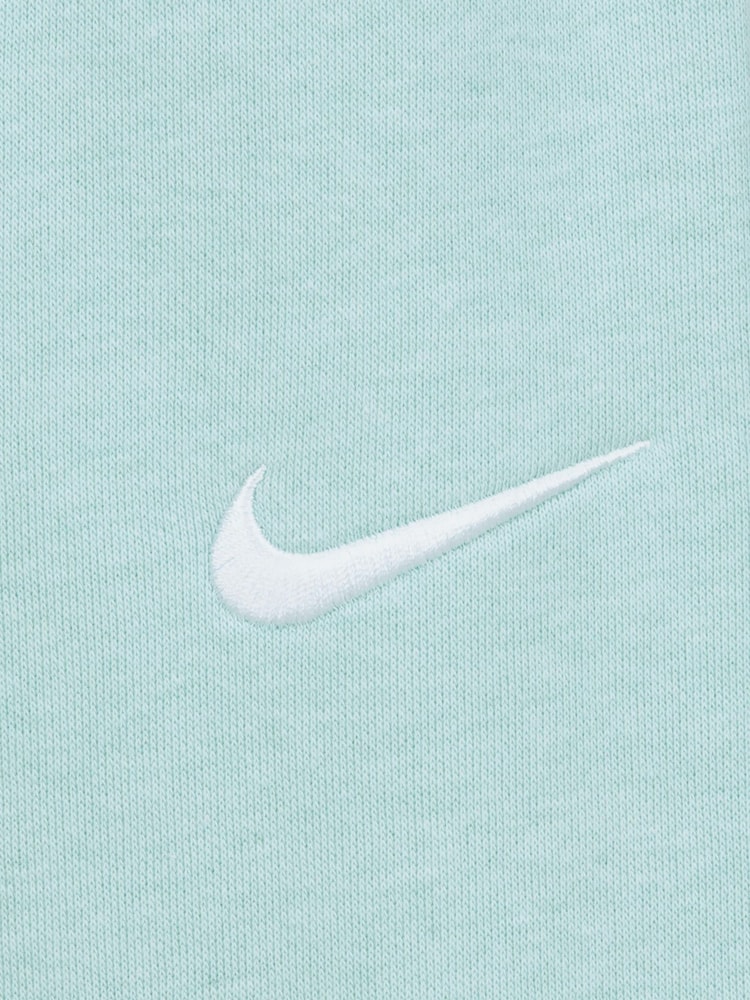Nike Green Little Kids Essential Marl Crew Tracksuit Set - Image 4 of 5
