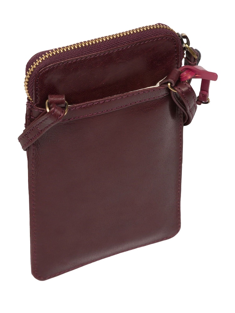 Conkca Bambino Leather Cross-Body Phone Bag - Image 5 of 9