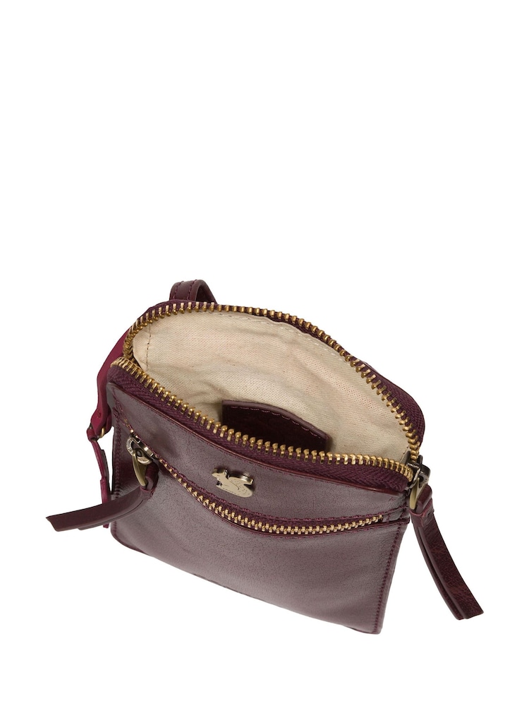 Conkca Bambino Leather Cross-Body Phone Bag - Image 6 of 9