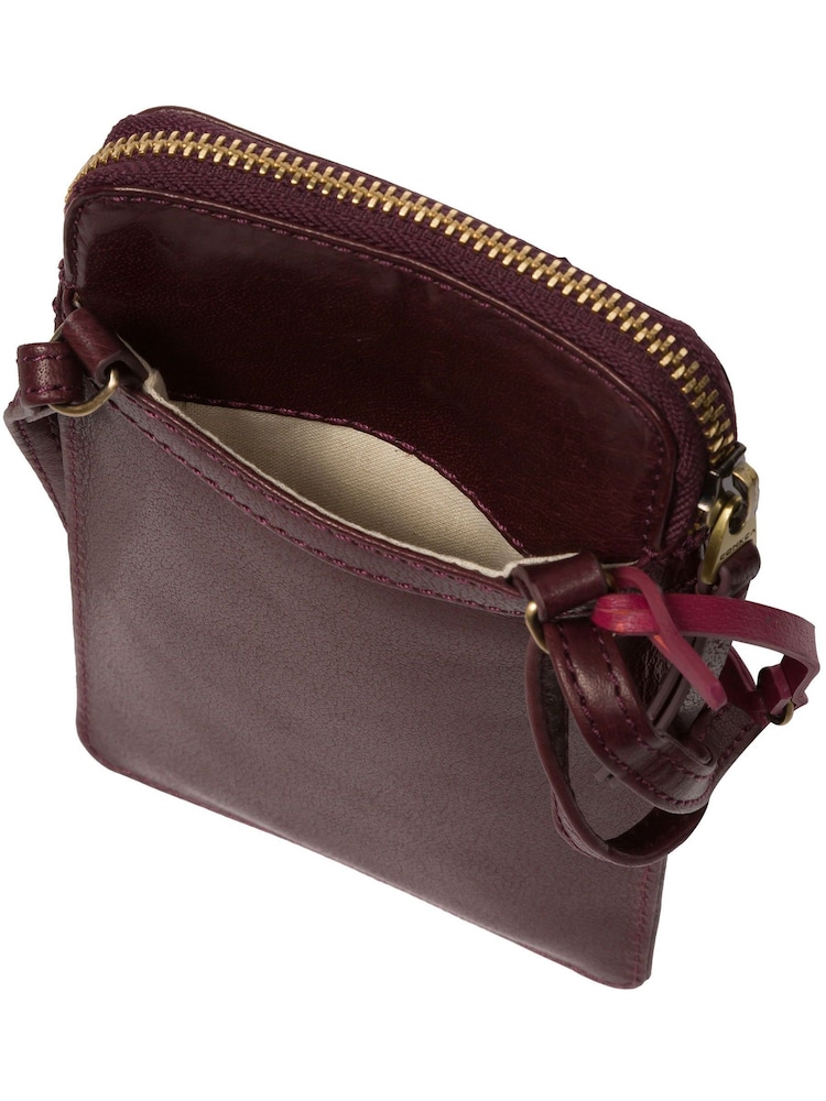 Conkca Bambino Leather Cross-Body Phone Bag - Image 8 of 9