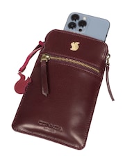Conkca Bambino Leather Cross-Body Phone Bag - Image 9 of 9