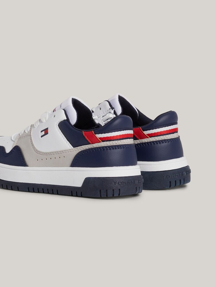 Bílé šněrovací nízké tenisky Tommy Hilfiger - Image 2 of 5