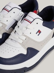 Bílé šněrovací nízké tenisky Tommy Hilfiger - Image 3 of 5