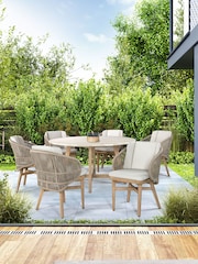 Kettler Natural Bali Garden 6 Seater Dining Set - Image 1 of 4