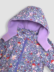 JoJo Maman Bébé Lilac Fairy 4-In-1 Polarfleece Jacket - Image 11 of 11