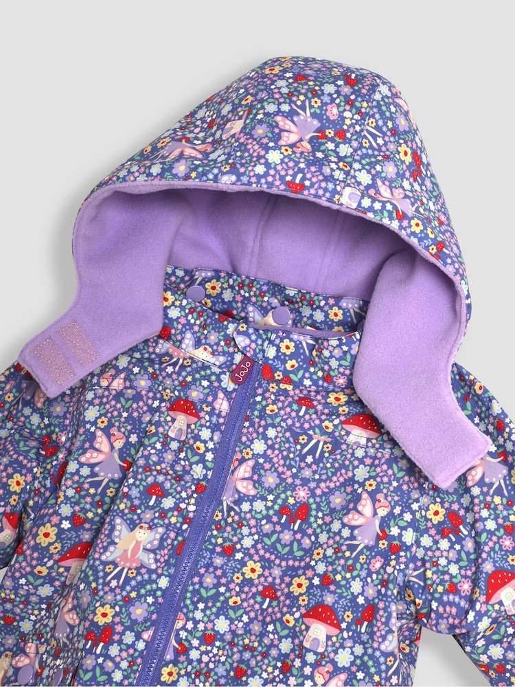 JoJo Maman Bébé Lilac Fairy 4-In-1 Polarfleece Jacket - Image 11 of 11
